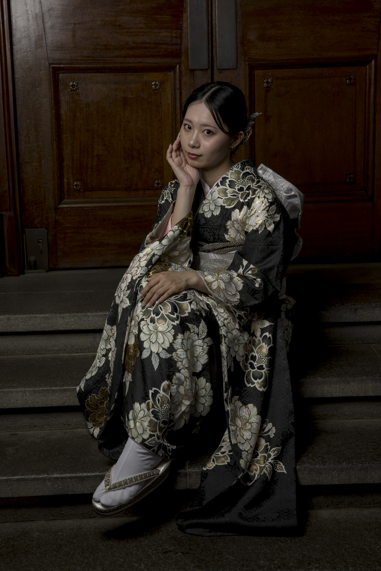 印影を生かしたドラマチックな写真